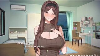 Hentai Uncensored Receiving intense blowjob from Hot Milf Kasumi Summer Clover Hentai Game - porn video