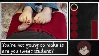 Foot Fetish Beat Meter Challenge - porn video