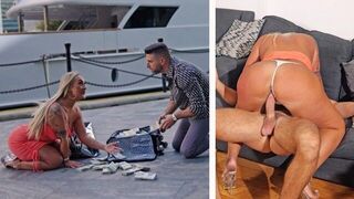 Hot Blonde British PAWG Fucks A Stranger She Just Met For A Million Dollars - porn video