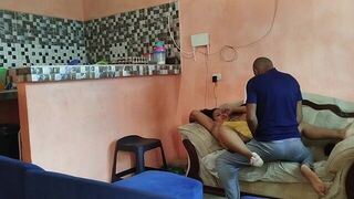 Perverted stepdad cheats on his wife with his big ass stepdaughter who likes his cock - porn video