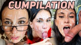 BEST BLOWJOBS Compilation with Facials and Cum in Mouth - porn video