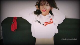 A photo session of an amateur model from Poland - porn video